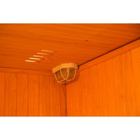 Thumbnail for SunRay Tiburon 4-Person Indoor Traditional Sauna Double Bench with 6kW Harvia Heater