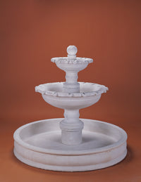 Thumbnail for Marina Two Tier Pond Outdoor Garden Water Fountain – 52