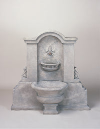 Thumbnail for Flaminia Wall Cast Stone Outdoor Garden Fountain with Spout – 47