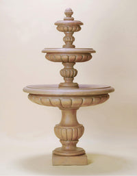 Thumbnail for Parigi Three Tier Cast Stone Outdoor Garden Fountain