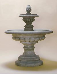 Thumbnail for Fontana Grande Two-Tier Cast Stone Outdoor Garden Fountain – Classic Elegance in Motion