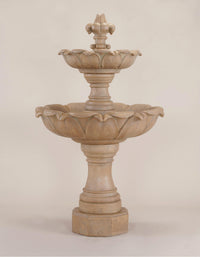 Thumbnail for Gardenia Two Tier Cast Stone Outdoor Fountain – Classic Elegance for Courtyards & Gardens