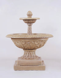 Thumbnail for Orvieto Two Tier Cast Stone Outdoor Fountain