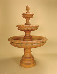 Thumbnail for Regale Three Tier Cast Stone Outdoor Garden Fountain – Timeless Grandeur by Giannini