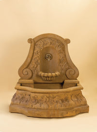 Thumbnail for Sonoma Wall Outdoor Cast Stone Garden Fountain – Grapevine Elegance for Spout Integration