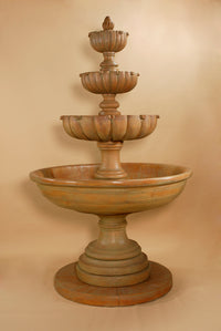 Thumbnail for Urbino Maximus Four Tier Outdoor Cast Stone Garden Fountain – Grand European Elegance for Courtyards