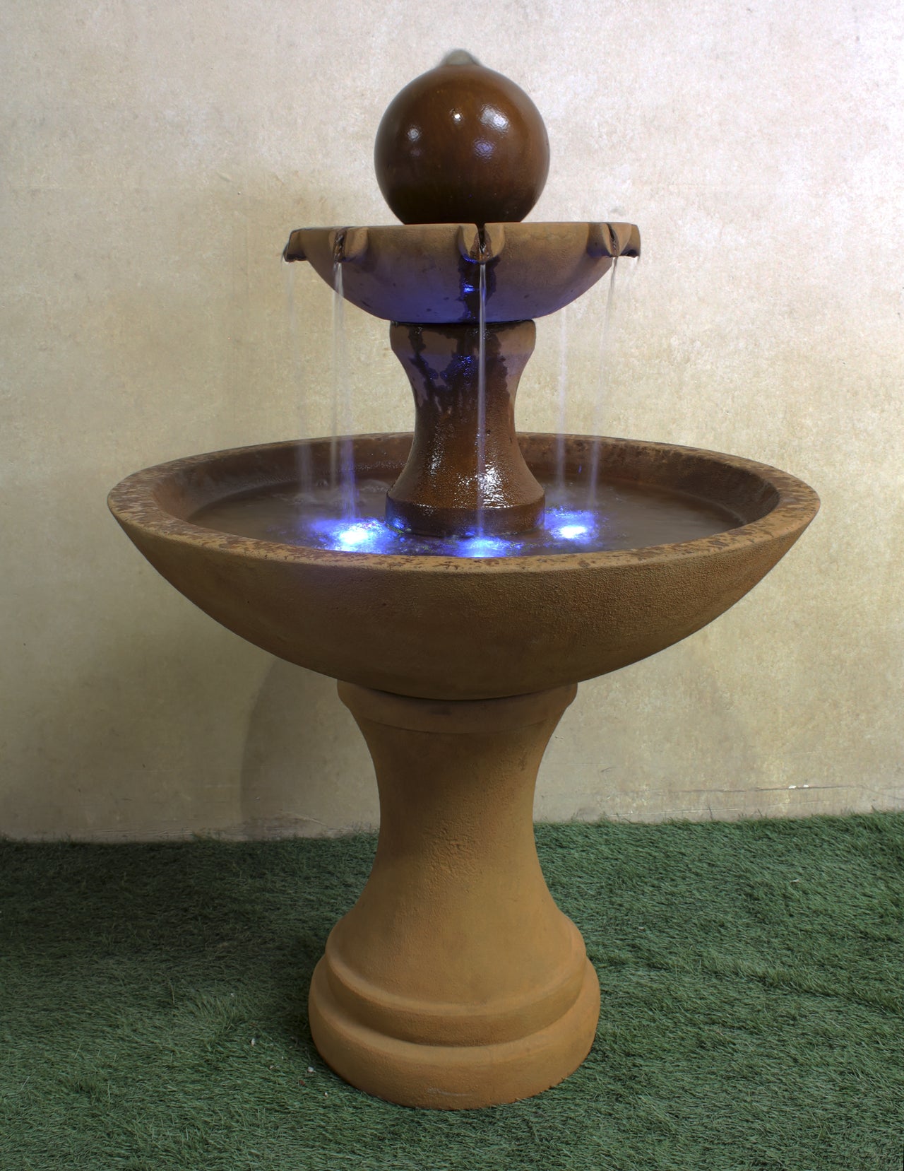 Circen Serenity Two Tier Cast Stone Outdoor Fountain