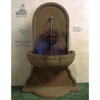 Thumbnail for Absolute Wall Cast Stone Outdoor Garden Fountain with Spouts – Model 1718 by Giannini Garden