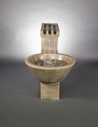 Thumbnail for Trellis Outdoor Garden Fountain – Handcrafted Cast Stone Elegance