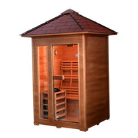 Thumbnail for SunRay Bristow 2-Person Outdoor Traditional Sauna