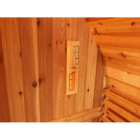 Thumbnail for SunRay Aurora 2-4 Person Traditional Barrel Sauna