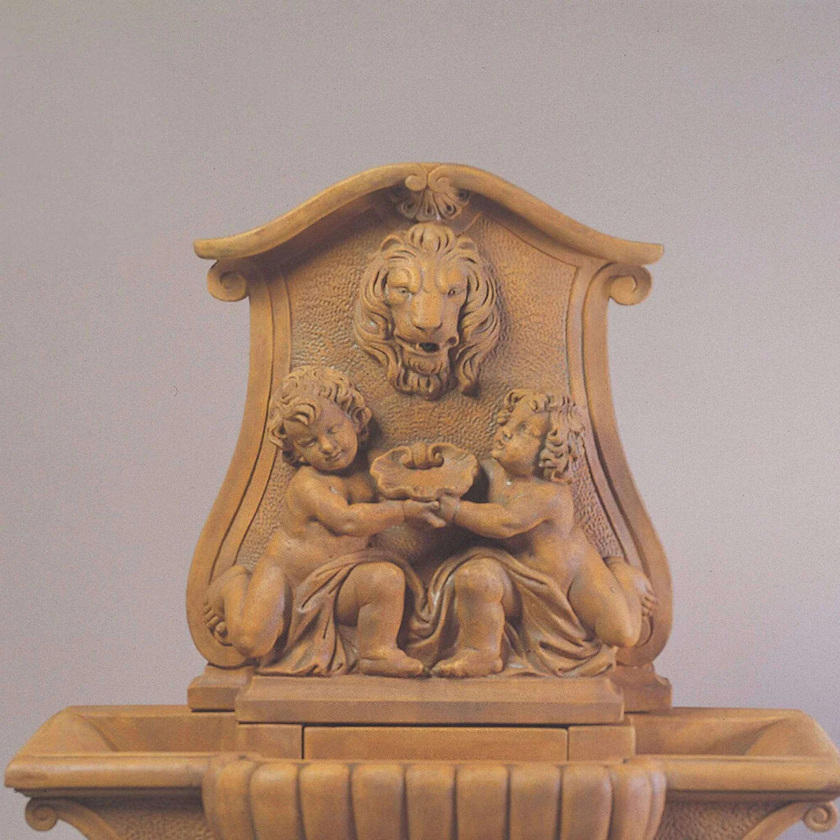 Donatello Lavabo Cast Stone Outdoor Concrete Wall Garden Fountains With Spout