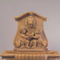 Thumbnail for Donatello Lavabo Cast Stone Outdoor Concrete Wall Garden Fountains With Spout