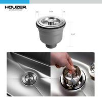 Thumbnail for Houzer Stainless Steel 3-1/2