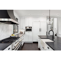 Thumbnail for Houzer Platus 33 inch White Fireclay Apron Front Farmhouse Single Bowl Kitchen Sink