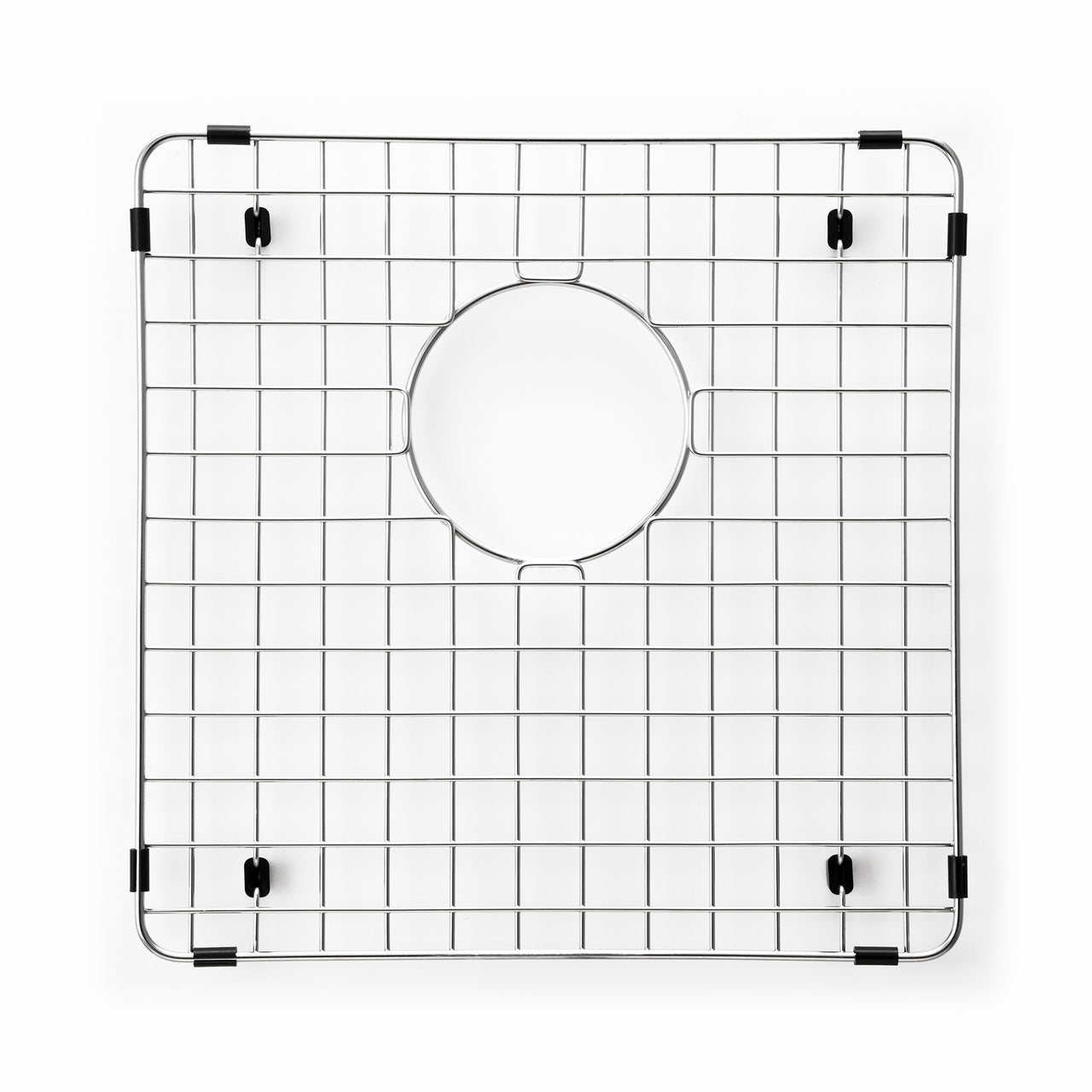 Houzer BG-8050 Stainless Steel Wirecraft Bottom Sink Grid – 15" x 15" x 1-1/8" – Fits PTB-2020 Sink