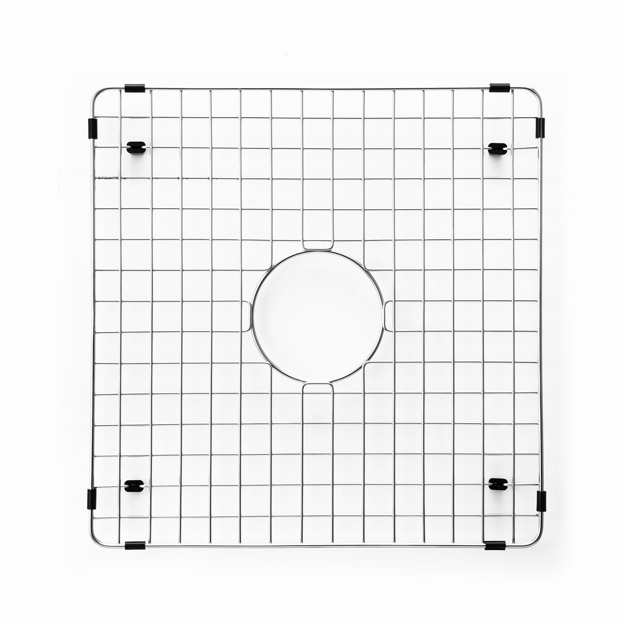 Houzer Wirecraft Stainless Steel Bottom Sink Grid – 17-15/16" x 17-9/16" x 1-1/8" – Fits Houzer PTD-6040