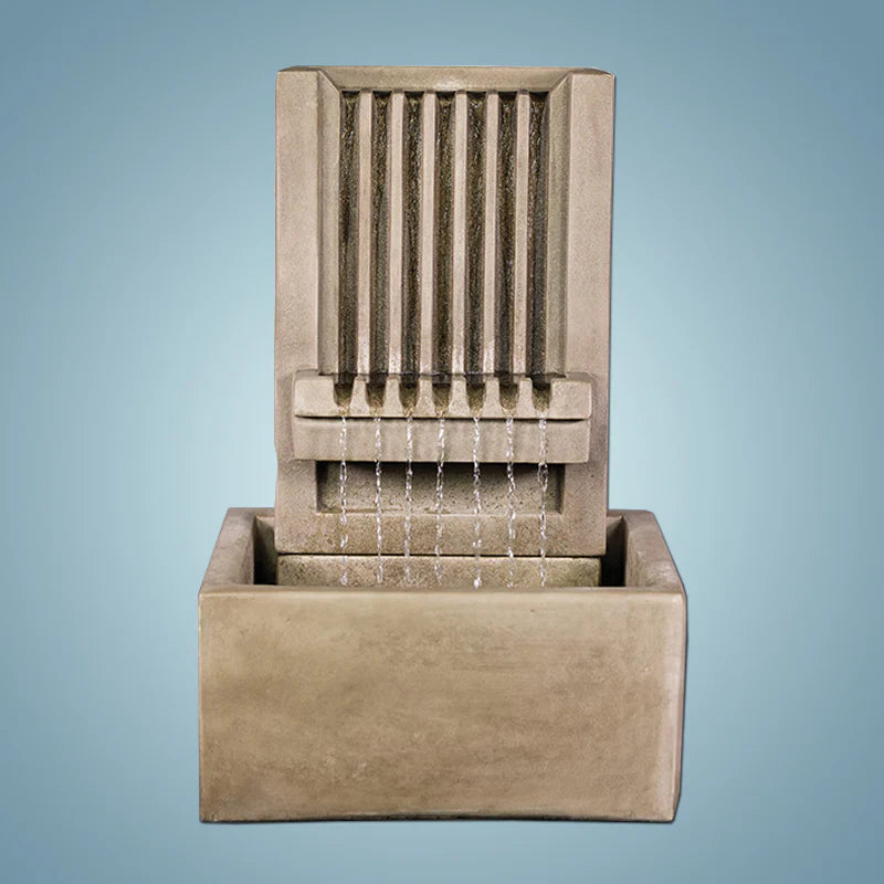 Brentwood Channel Wall Fountain – Contemporary Outdoor Water Feature
