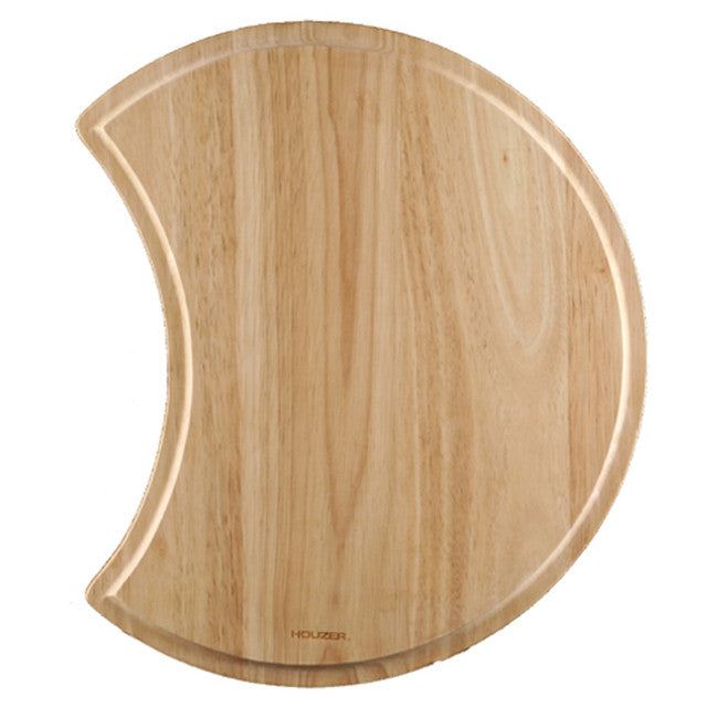 Houzer CB-1800 Endura Hardwood Cutting Board – 16.125" Round – Reversible Board for CF-1830 & SCF-1830 Sinks