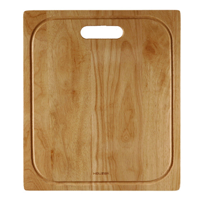 Houzer CB-3300 Rubberwood Cutting Board – 18 1/2" x 12 15/16" – Reversible Board for BCS-2522, BLS-3322 & BCD-3322 Sinks
