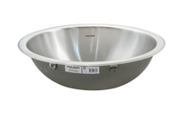 Thumbnail for Houzer Opus 16 inch Stainless Steel Drop-in Round Bowl Bathroom Sink without Overflow