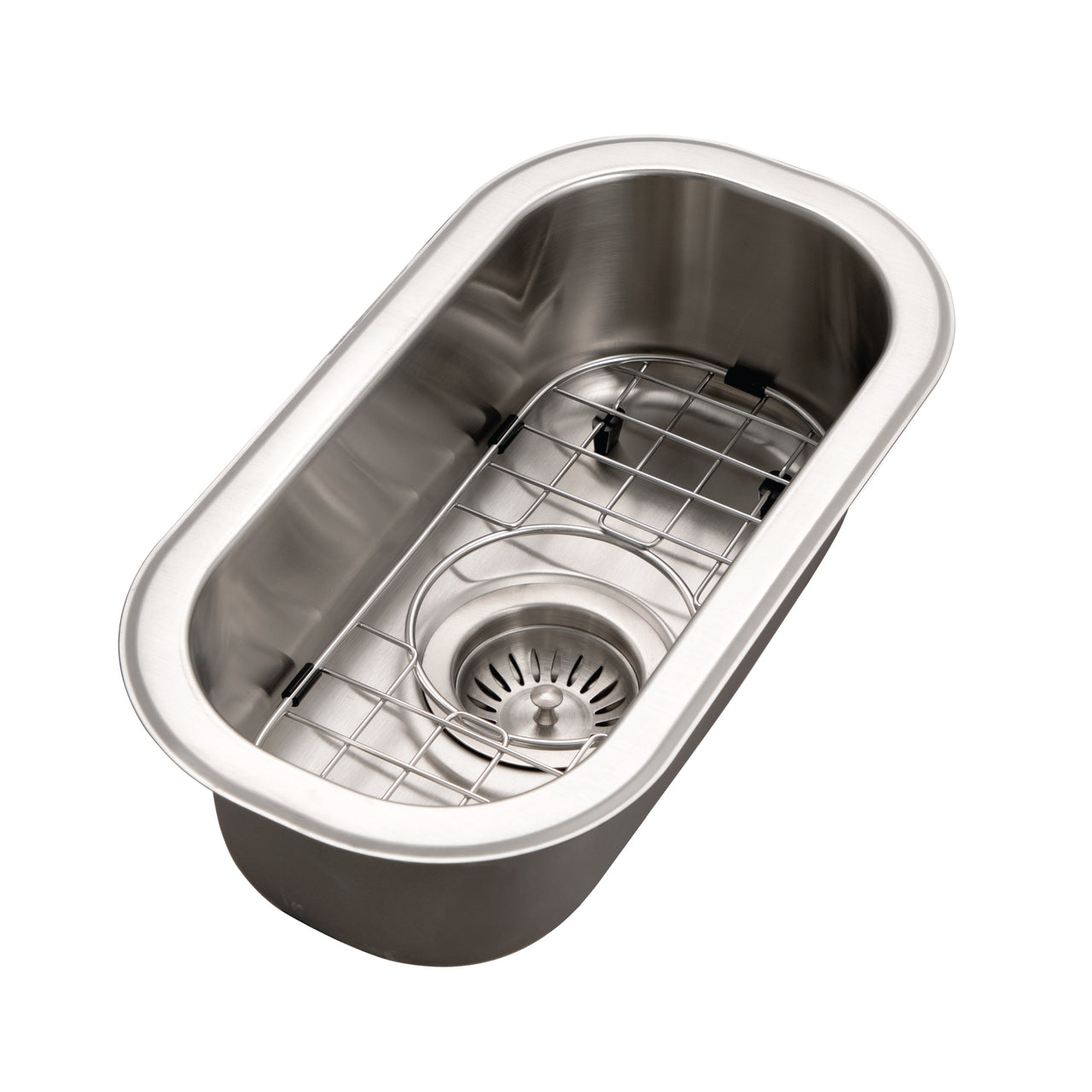 Houzer Club 10 inch Stainless Steel Undermount Compact Bar and Prep Sink