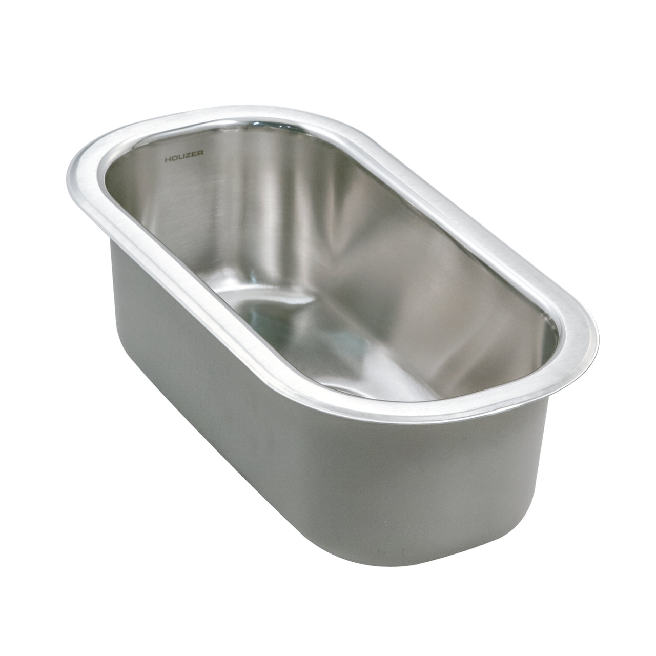 Houzer Club 10 inch Stainless Steel Undermount Compact Bar and Prep Sink