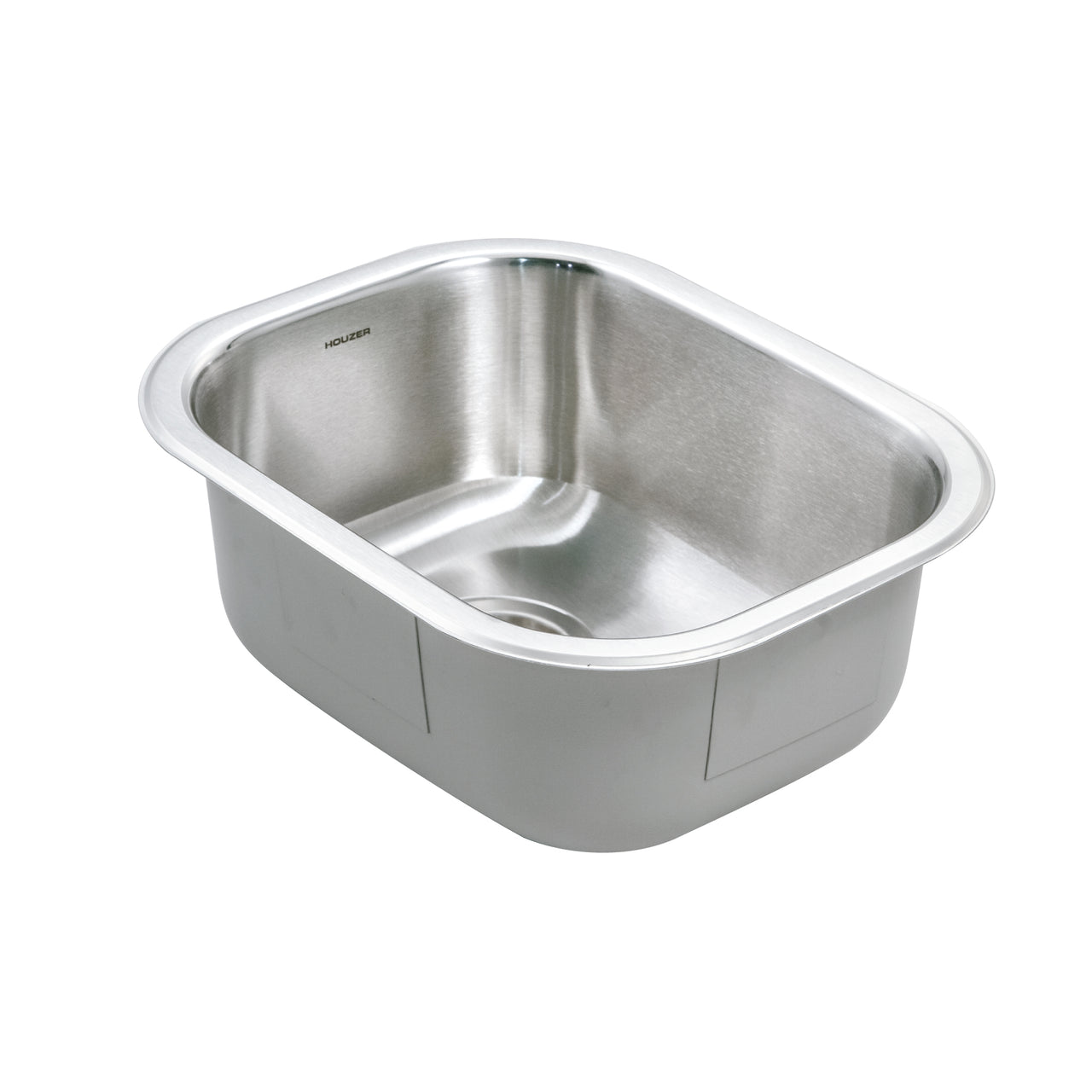 Houzer Club 14 inch Stainless Steel Undermount Medium Bar and Prep Sink