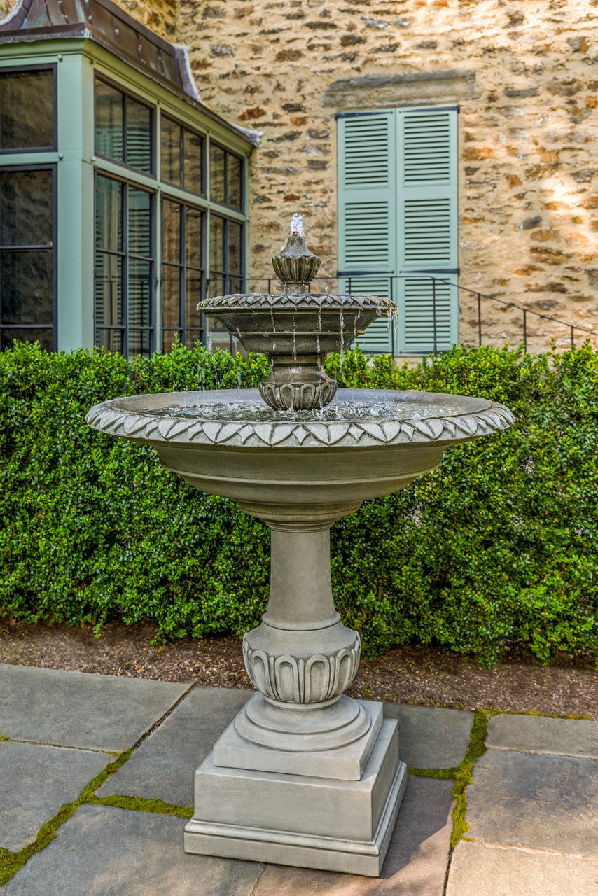Richmond Hill Tiered Cast Stone Fountain – Alpine Stone Finish