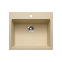 Thumbnail for Houzer Quartztone 33 inch Granite Composite Topmount Single Bowl Kitchen Sink