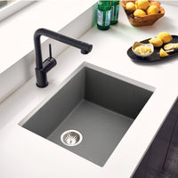 Thumbnail for Houzer Quartztone 24 inch Granite Composite Undermount Single Bowl Kitchen Sink