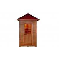 Thumbnail for SunRay Eagle 2-Person Outdoor Traditional Sauna - Harvia heater