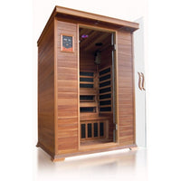 Thumbnail for SunRay Sierra 2-Person Indoor Infrared Cedar Sauna