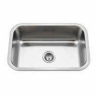 Thumbnail for Houzer Medallion Designer Series Stainless Steel Undermount Single D-Bowl Kitchen Sink – Nested 20-Pack
