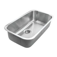Thumbnail for Houzer Eston Stainless Steel Undermount Single Bowl Kitchen Sink