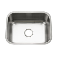 Thumbnail for Houzer Eston Stainless Steel Undermount Single Bowl Kitchen Sink