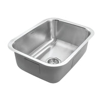 Thumbnail for Houzer Eston Stainless Steel Undermount Single Bowl Kitchen Sink