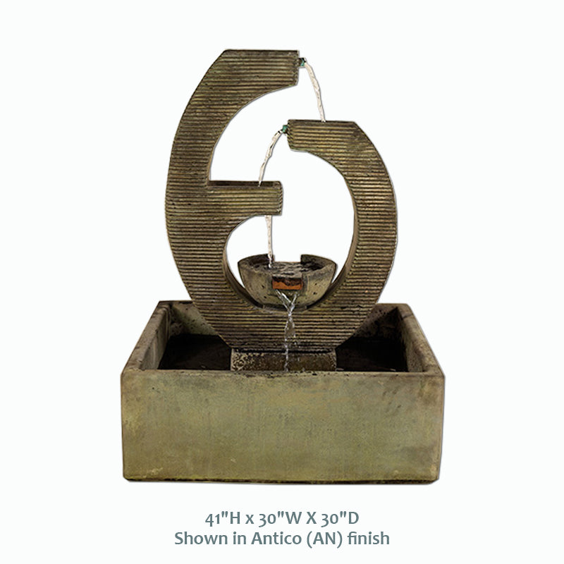 Trinity Falls Outdoor Fountain – Modern Elegance with Cascading Serenity