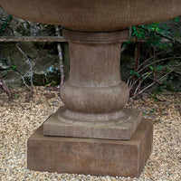 Thumbnail for Wiltshire Tiered Cast Stone Fountain – Aged Limestone Finish
