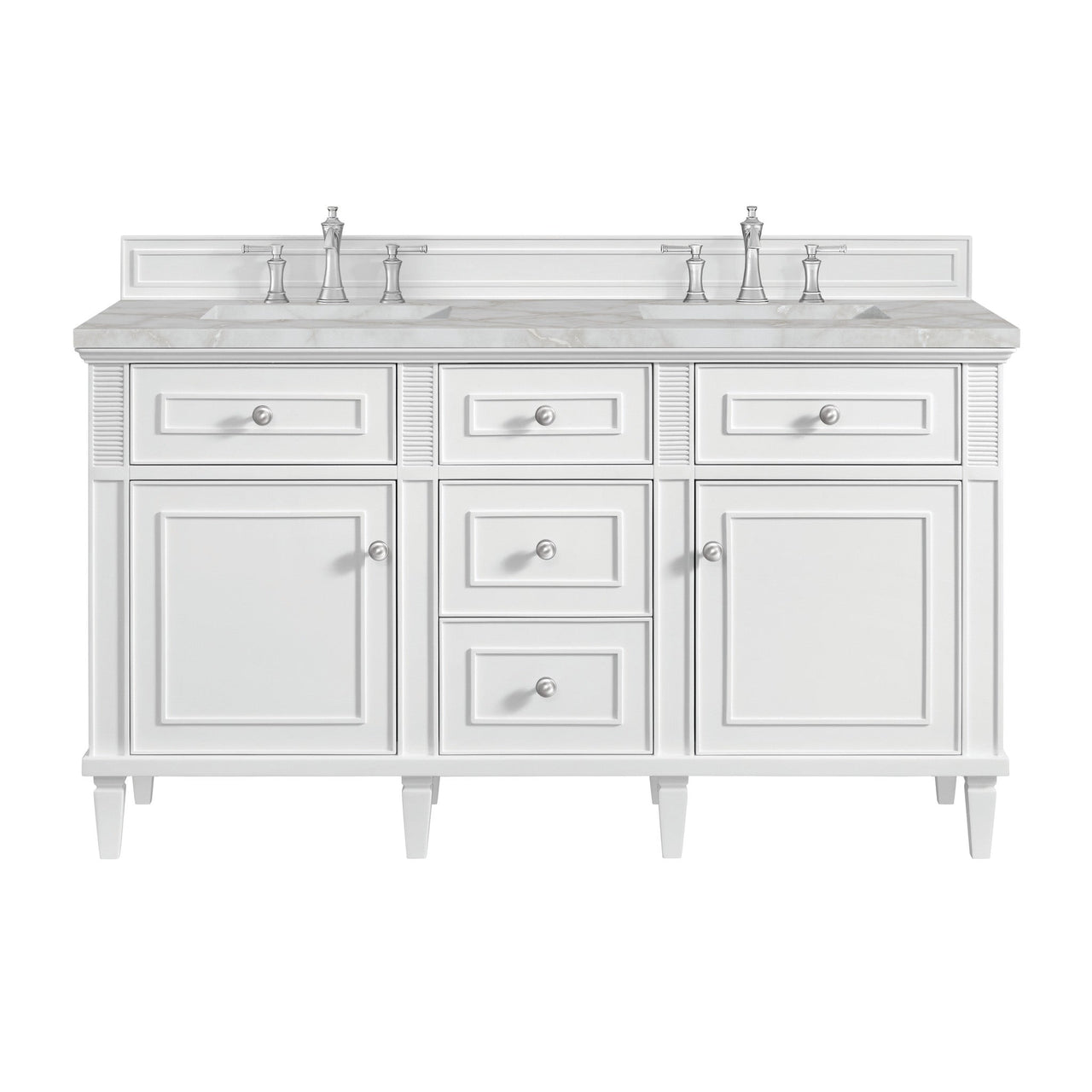 James Martin 60" Lorelai Double Vanity - Luxe Bathroom Vanities
