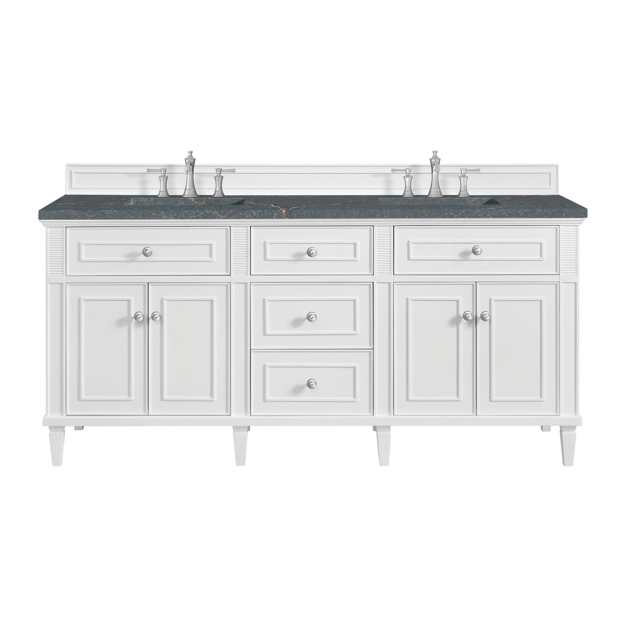 James Martin 72" Lorelai Double Vanity - Luxe Bathroom Vanities