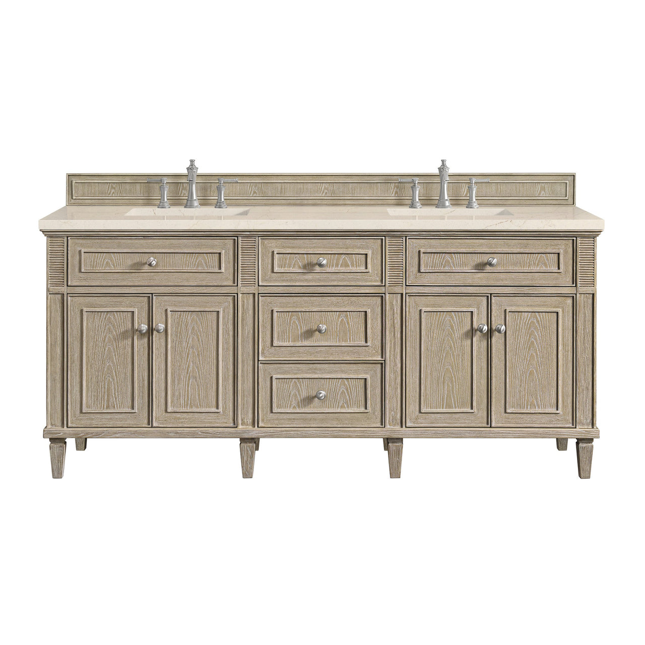 James Martin 72" Lorelai Double Vanity - Luxe Bathroom Vanities