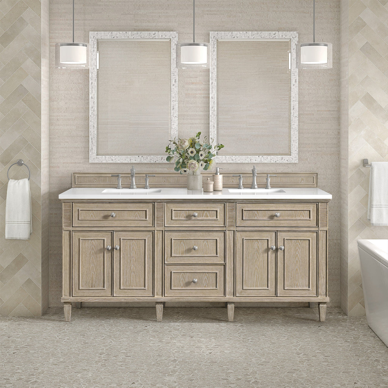 James Martin 72" Lorelai Double Vanity