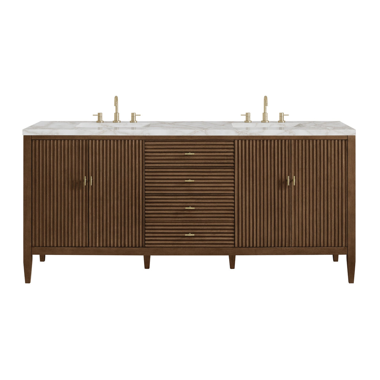 James Martin 72" Myrrin Double Vanity - Luxe Bathroom Vanities