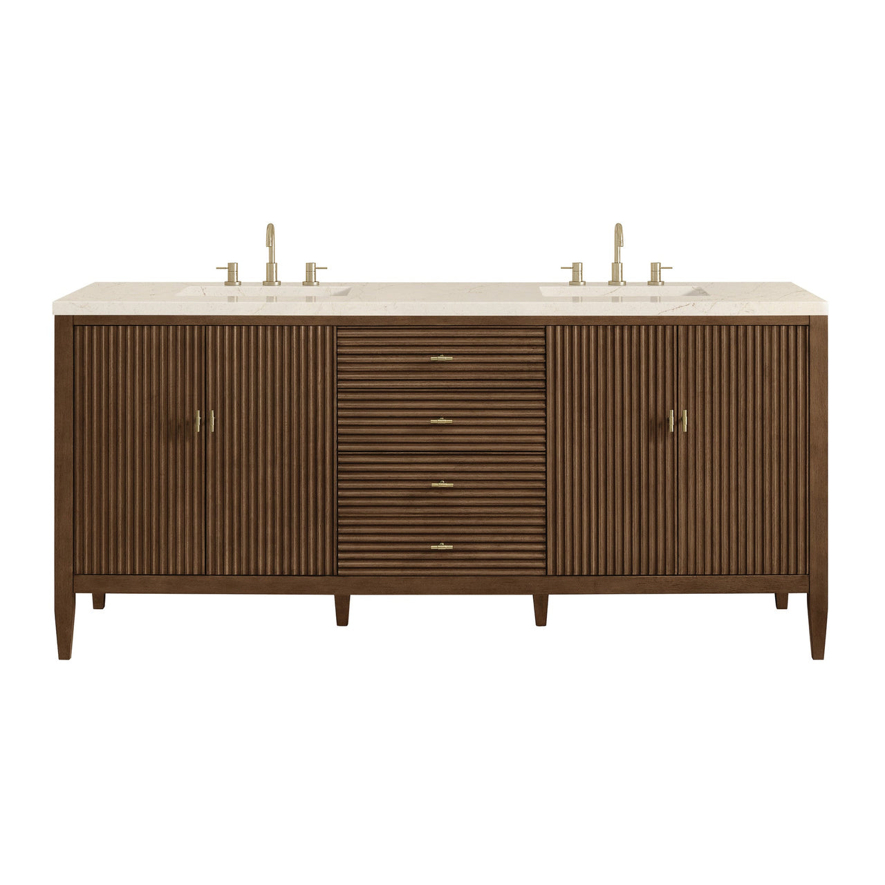 James Martin 72" Myrrin Double Vanity - Luxe Bathroom Vanities