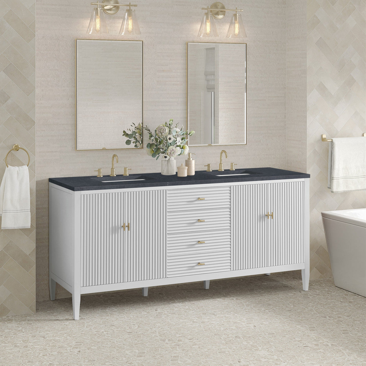 James Martin 72" Myrrin Double Vanity