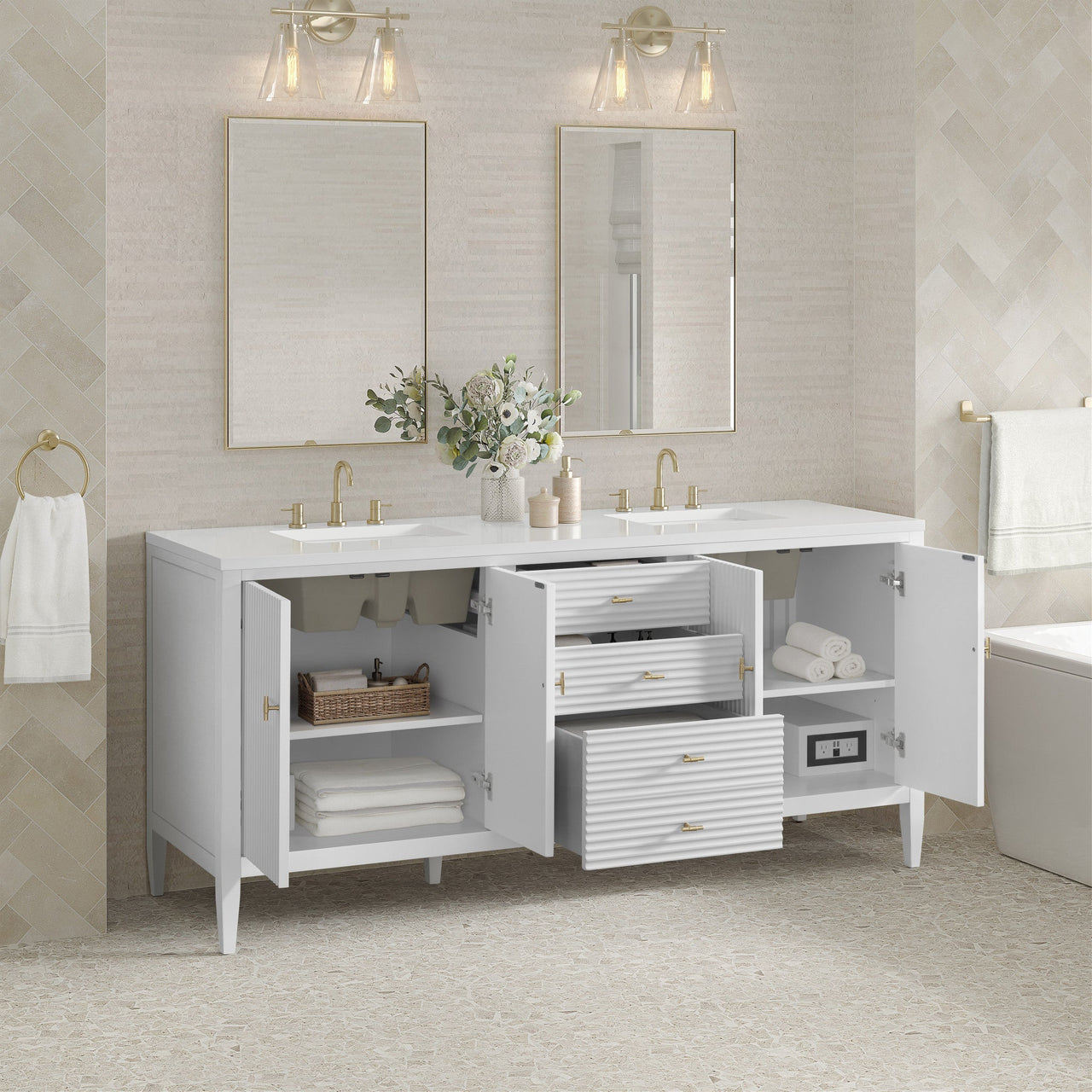 James Martin 72" Myrrin Double Vanity