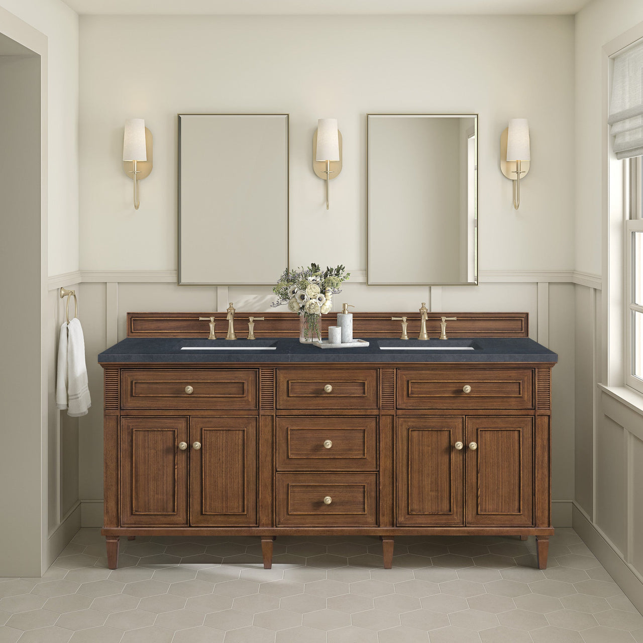 James Martin 72" Lorelai Double Vanity
