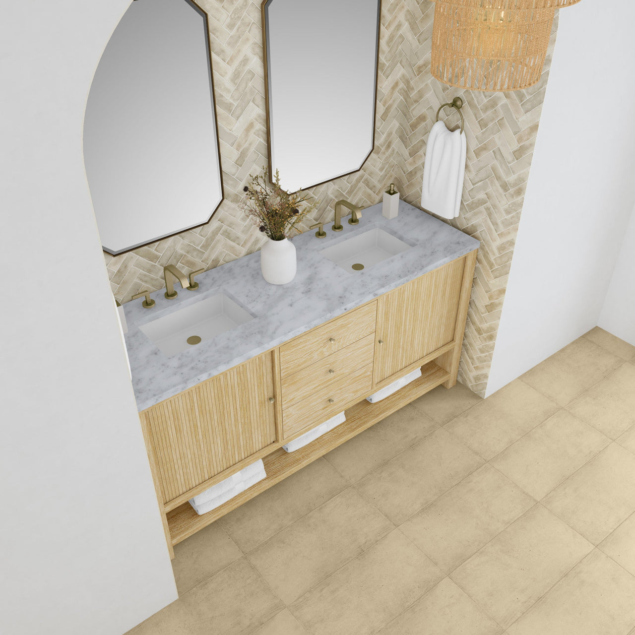 James Martin 72" Marigot Double Vanity - Luxe Bathroom Vanities
