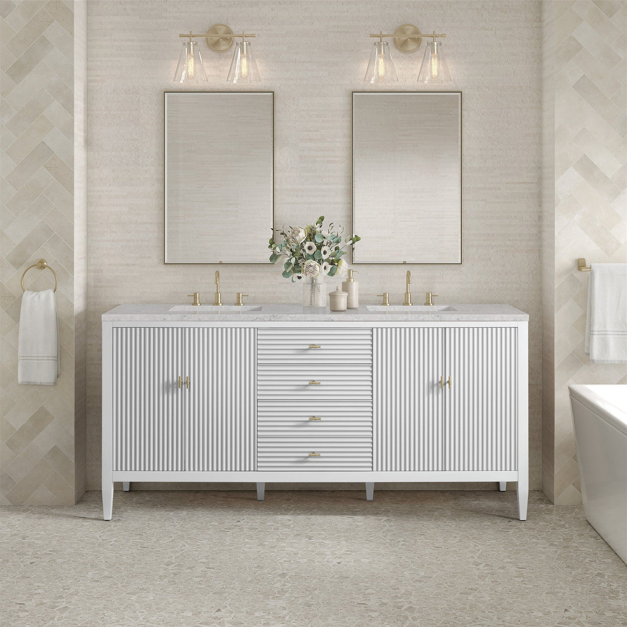James Martin 72" Myrrin Double Vanity